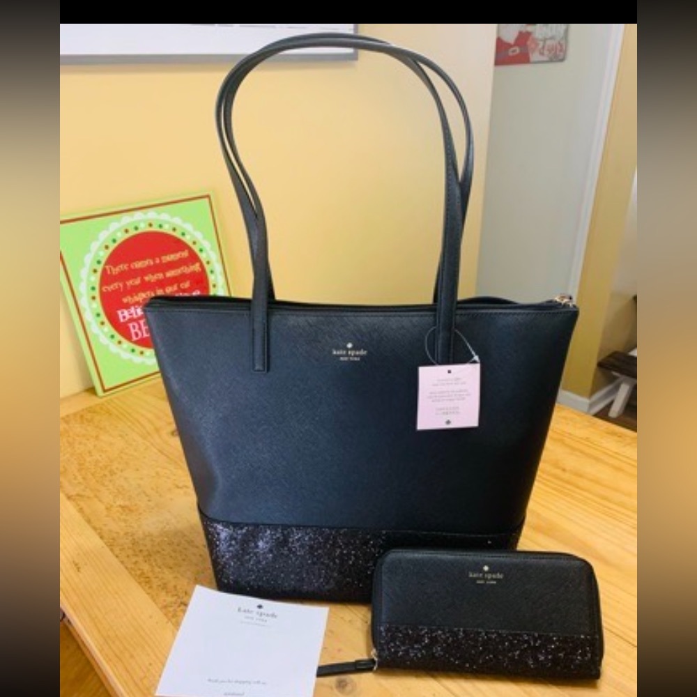 Kate Spade Handbag and Wallet (Real Brand)